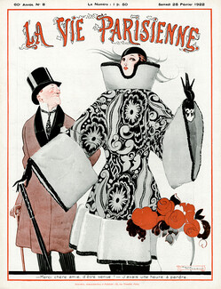 Rene Vincent 1922 Elegant Fashion Coat Roaring Twenties