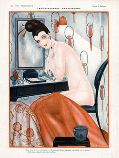 Zaliouk 1922 ''Japoniaiserie Parisienne'', Nude, Hairstyle, Art Deco