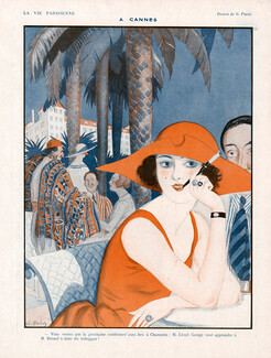Georges Pavis 1922 À Cannes, Cigarette Holder, Jewels