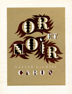 Caron (Perfumes) 1949 Or et Noir