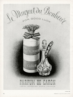 Caron (Perfumes) 1953 Le Muguet du Bonheur, For Good Luck