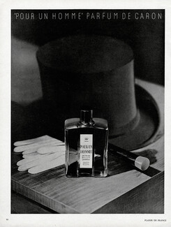 Caron (Perfumes) 1951 Pour un Homme, Top Hat