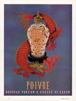 Caron (Perfumes) 1954 Poivre, Dragon (version blue)
