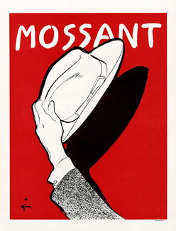 Mossant (Hats) 1951 René Gruau