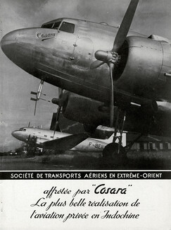Cosara Airlines 1949 Aviation Privée en Indochine