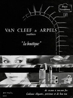 La Boutique Van Cleef & Arpels 1955 Lighter, Lipstick, Photo Jean Coquin