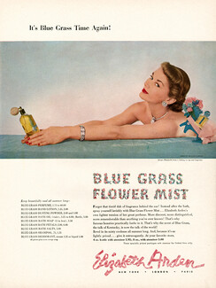Elizabeth Arden 1951 Blue Grass, Jewels by Van Cleef & Arpels