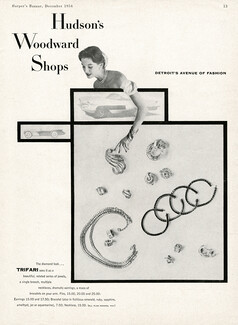Trifari (Jewels) 1954 Hudson's Woodward Shops