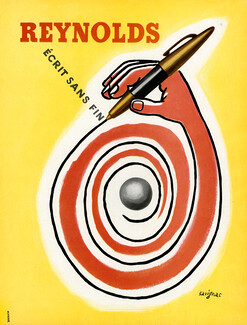 Reynolds (Pens) 1950 Savignac, Poster Art