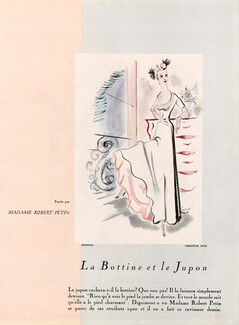 André Dignimont 1947 Mrs Robert Petin, Christian Dior & Drettas, 4 pages, 4 pages