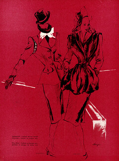Leon Bénigni 1945 Schiaparelli & Nina Ricci