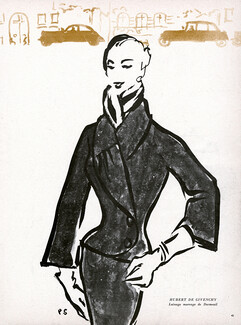 Hubert de Givenchy 1954 Suit, Dormeuil, Pierre Simon