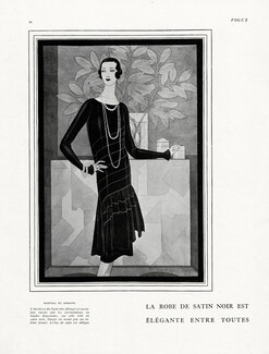 Martial et Armand 1927 Robe noire