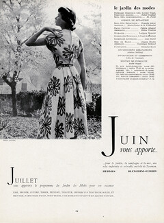 Hermès 1949 Summer Dress, Bianchini Férier, Photo Savitry