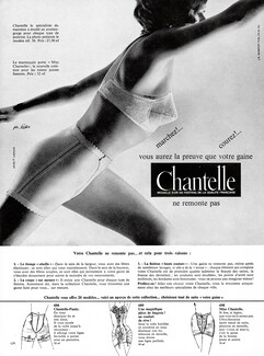 Chantelle (Lingerie) 1965 Model Miss Chantelle, Girdle, Bra, Photo P. Lejeune