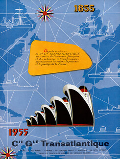 Compagnie Générale Transatlantique 1955