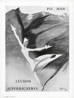 Luchon Superbagneres (City) 1934 Jean-Gabriel Domergue, Dancer