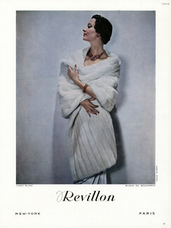 Revillon 1950 Vison Blanc, Bijoux Boucheron