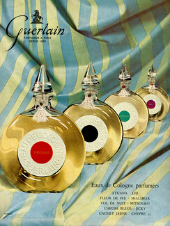 Guerlain (Perfumes) 1956 Shalimar, Liu, Mitsouko & Jicky