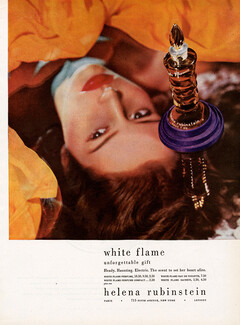 Helena Rubinstein (Perfumes) 1946 White Flame