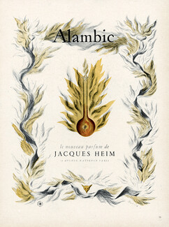 Jacques Heim (Perfumes) 1946 Alambic, Dubois