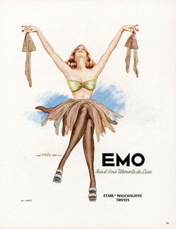 Emo (Stockings) Ets Mauchauffé 1949 A. Fried