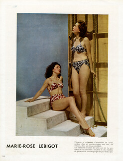 Marie-Rose Lebigot 1946 Swimwear, Photo Gorsky