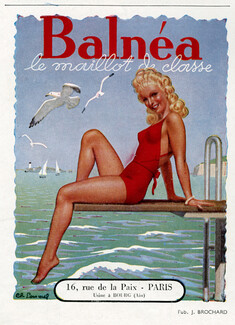 Balnéa (Swimwear) 1946 Charles Lemmel