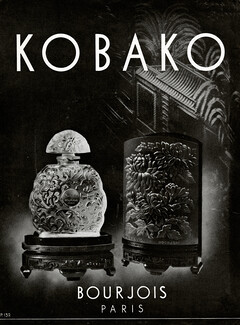 Bourjois (Perfumes) 1936 Kobako, Perfume Bottle Chinese Style