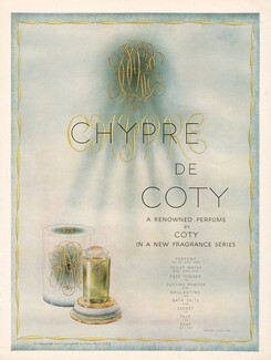 Coty (Perfumes) 1948 Le Chypre