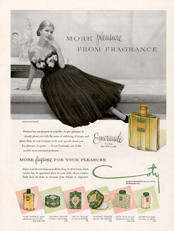 Coty (Perfumes) 1949 Emeraude, Lilly Daché