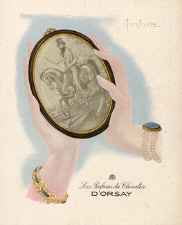 D'Orsay (Perfumes) 1945 Georges Lepape