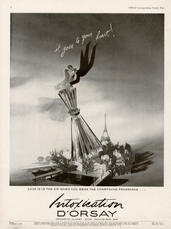 D'Orsay (Perfumes) 1948 Intoxication, Paris, Lovers