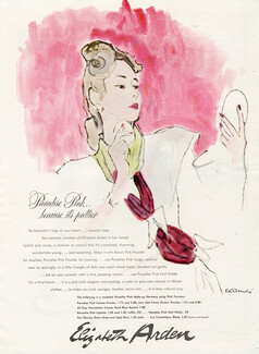 Elizabeth Arden (Cosmetics) 1945 René Bouché Making-up