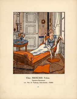 Mercier Frères (Decorative Arts) 1913 Pierre Brissaud, La Gazette du Bon Ton