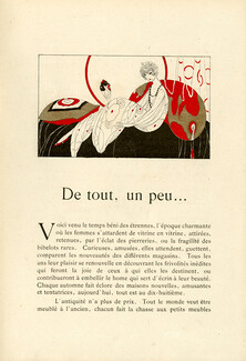 De tout, un peu..., 1919 - La Guirlande Martial et Armand, Pochoir, Text by Juliette Lancret, 4 pages