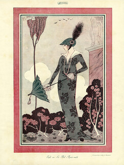 George Barbier 1913 Eglé ou Le Bel Après-midi, Art Deco