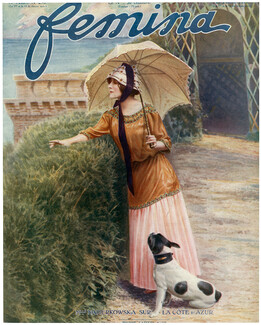 Mlle Napierkowska 1913 French Bulldog, Côte d'Azur, Femina cover