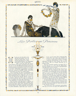 Les Robes au Pinceau, 1913 - Gosé Painted Dresses, Texte par Nada, 4 pages