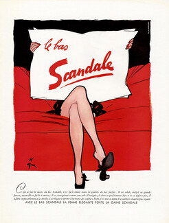 Scandale 1952 Stockings, René Gruau (Large)