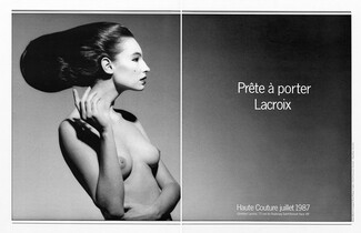 Christian Lacroix 1987 Nude Photo Bettina Rheims