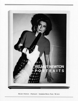 Helmut Newton Portraits (Book) 1987 Catherine Deneuve, Advert