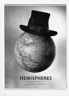 Hémisphères 1987, 1 Boulevard Emile Augier, Globe