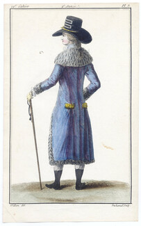 Magasin des Modes Nouvelles Françoises et Angloises 1787 cahier n°12, plate n°3, William, Man