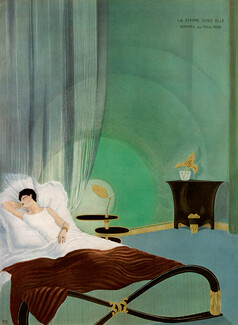 Paul Iribe 1934 "Sommeil", La Femme Chez Elle (Large)