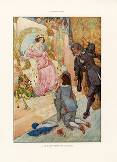 Gustave Mossa 1923 Le Conte des Pantins de Bois, Wooden Puppet Marionette, 8 pages, 8 pages