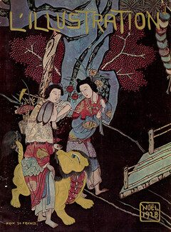 L'Illustration 1928 Cover, Japanese
