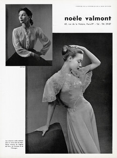 Noële Valmont (Lingerie) 1952 Nightdress, Photo Pottier