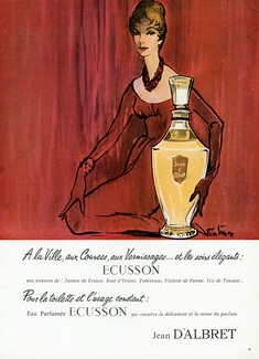 Jean d'Albret (Perfumes) 1958 Ecusson Pierre Simon