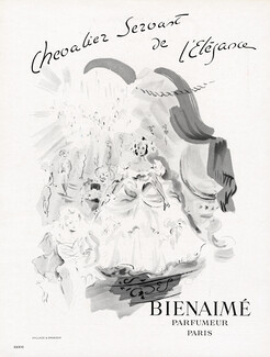 Bienaimé 1946 "Chevalier Servant de L'Elégance", Christian Bérard